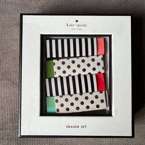 Kate Spade Eraser Set